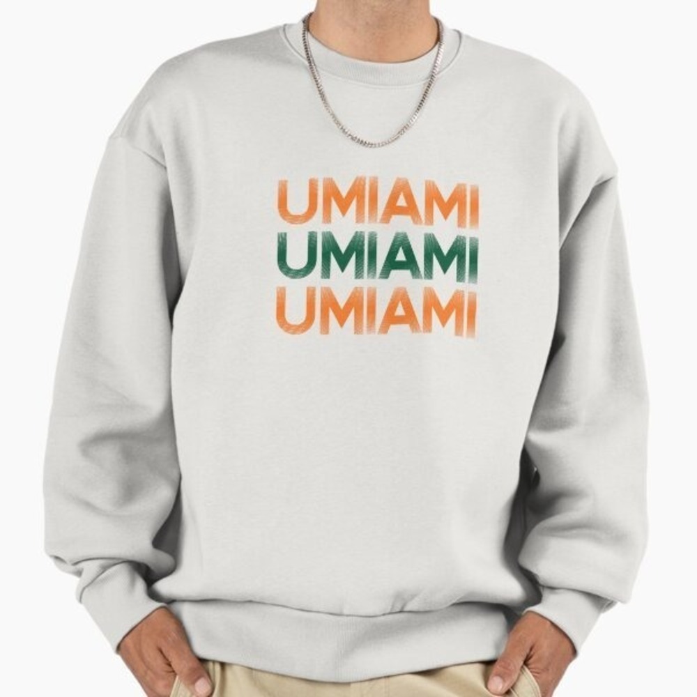 Sports Nation University Of Miami Fan Sweatshirt